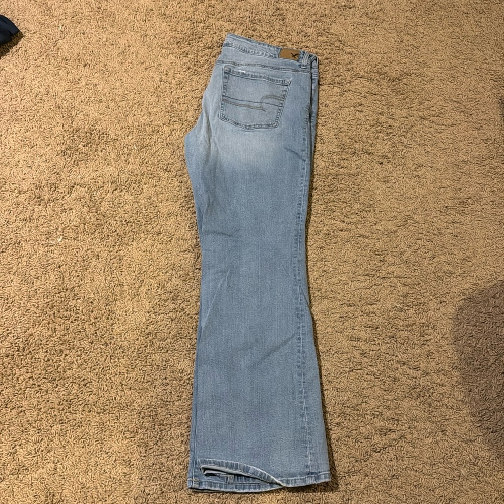 American Eagle Light wash bootcut Jean.